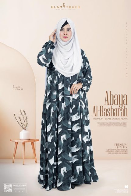 Abaya Al-Basharah -Premium Box Pleated Abaya || GT-2019