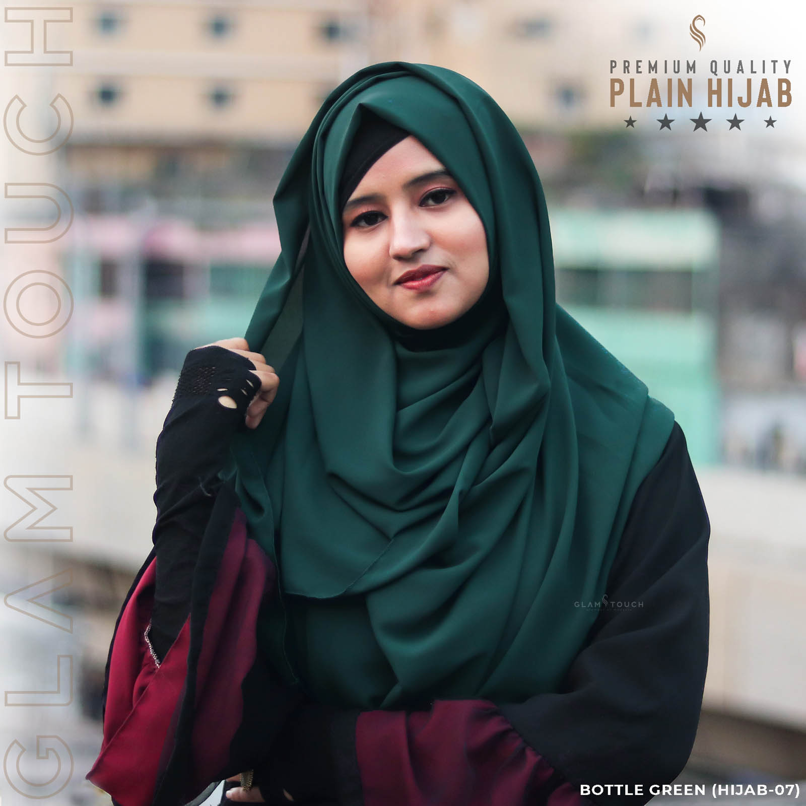 HIJAB-07 - Bottle Green