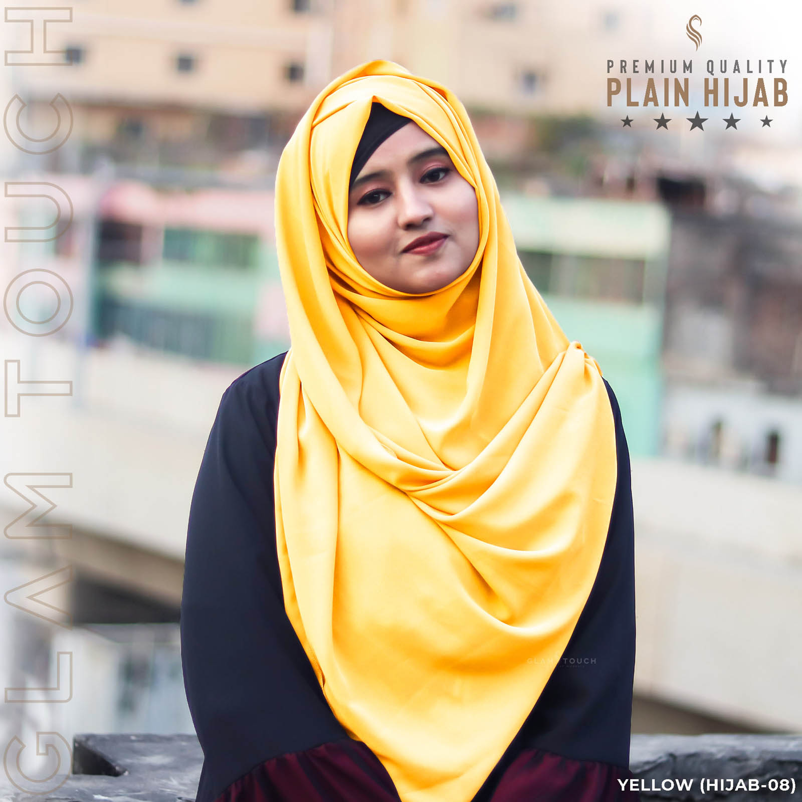 HIJAB-08 - Yellow