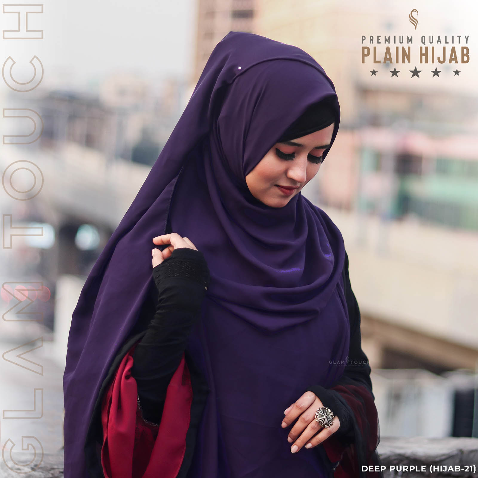 HIJAB-21 - Deep Purple