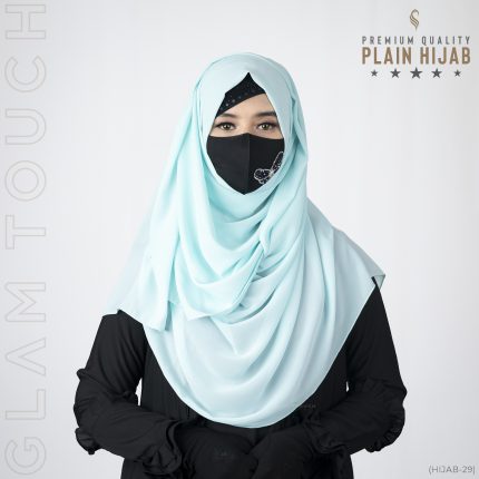Full Coverage Plain Hijab - Diamond Georgette | Paste