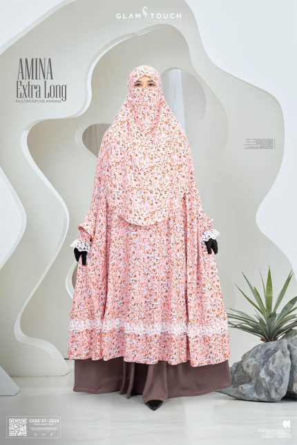 AMINA EXTRA LONG MULTI-PURPOSE KHIMAR | GT-2020